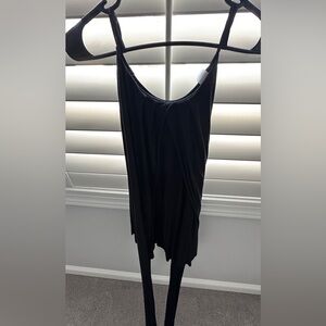 Tart Black Sleeveless Convertible Wrap Dress